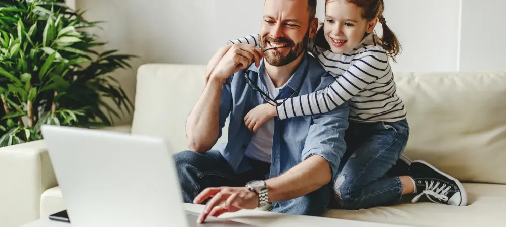 father and daughter